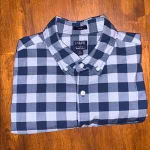 J Crew casual button down long sleeve, large